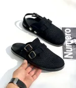 اسلیپر جلو بسته دو رکاب زنانه مشکی - Image 2