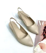 کفش زنانه پاشنه دار ورنی ساده - Image 5