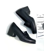 کفش زنانه پاشنه دار اداری مشبک - Image 3