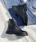 نیم بوت سربازی دخترانه - Image 3