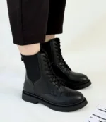 بوت دوکش پشت زیپ دخترانه - Image 2