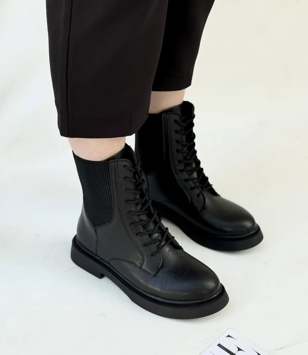 IMG_4626 بوت دوکش پشت زیپ دخترانه - Image 1