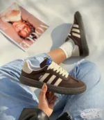 کفش ونس آدیداس سامبا قهوه ای زنانه