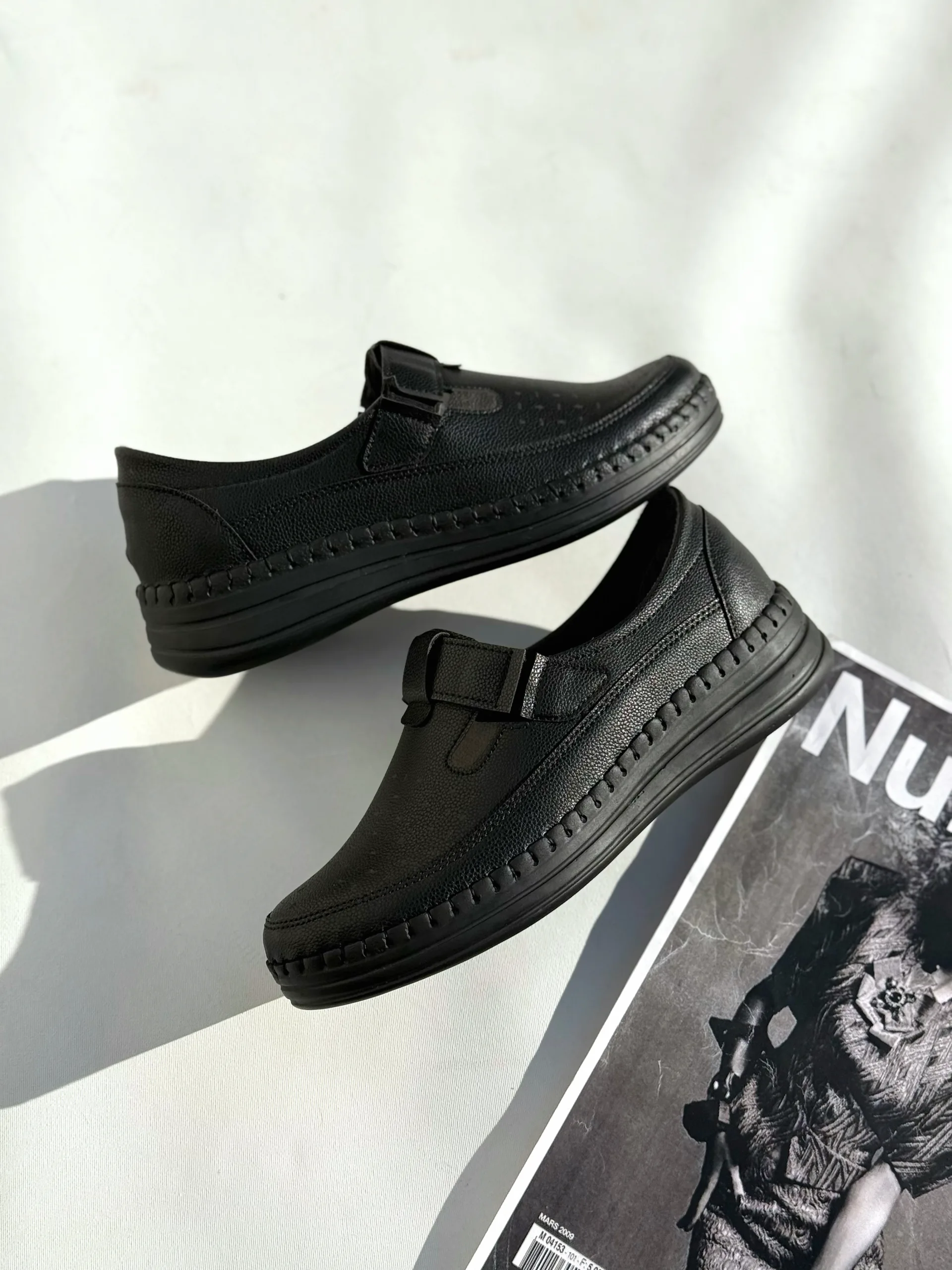 copy_674750A8-C914-4057-BCB8-A06FFE9722DC کفش طبی زنانه دور دوخت نیکان - Image 1