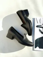 کفش زنانه پاشنه اداری زارا مشکی - Image 3